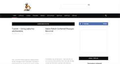 Desktop Screenshot of etelekreceptek.com